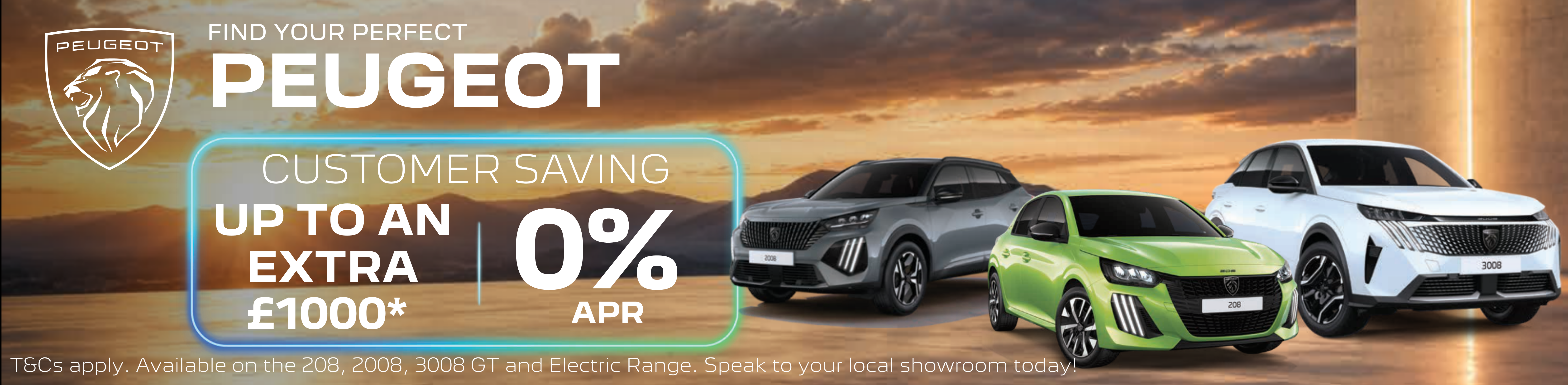 0% APR and up to £1000 saving
